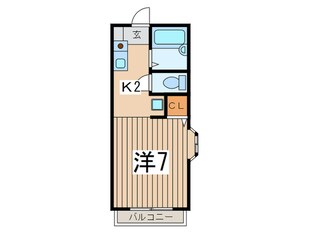 ヴィラ玉川学園の物件間取画像